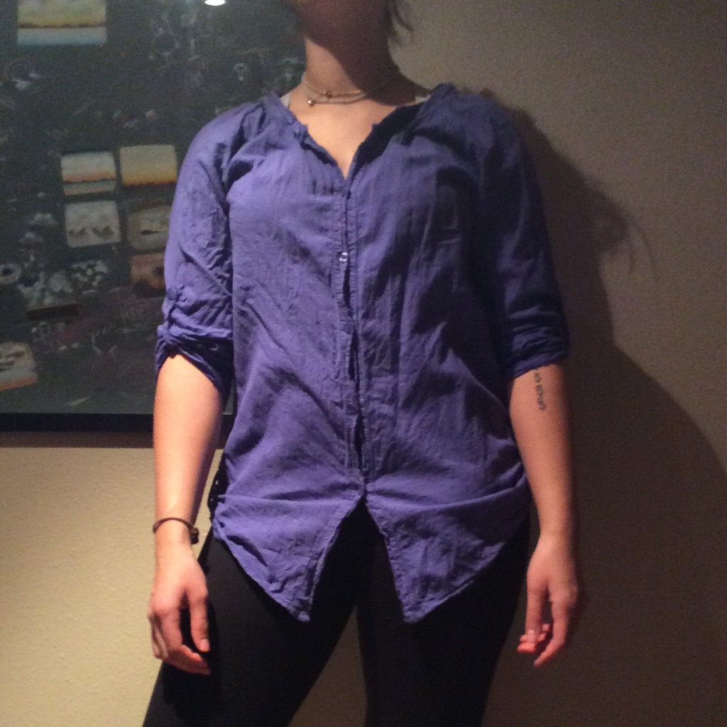 Bright Purple Button Down